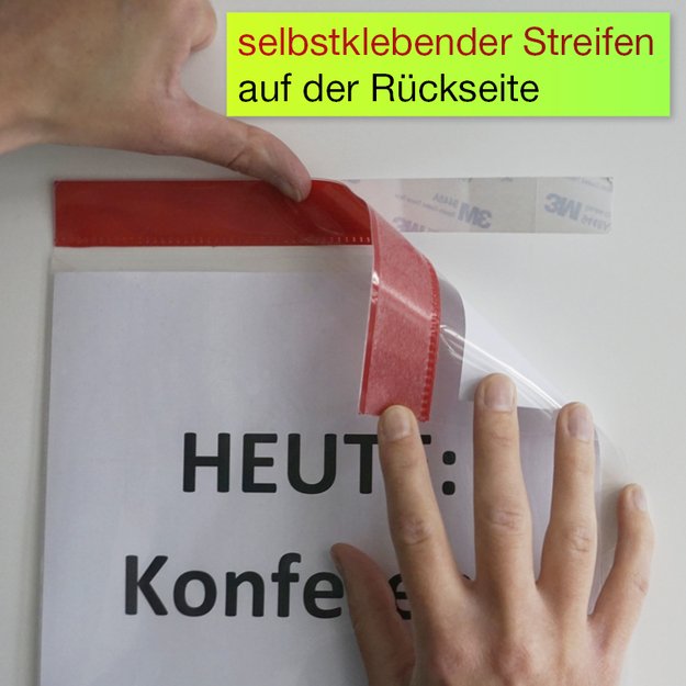 TimeTEX Prisiklijuojančių įmaučių A4 Plus su spalvotomis juostelėmis rinkinys, 5 vnt. (TT10310)