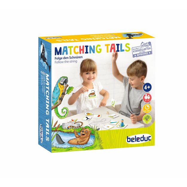 Beleduc lavinimo priemonė - žaidimas "Parink uodegas" (22840)