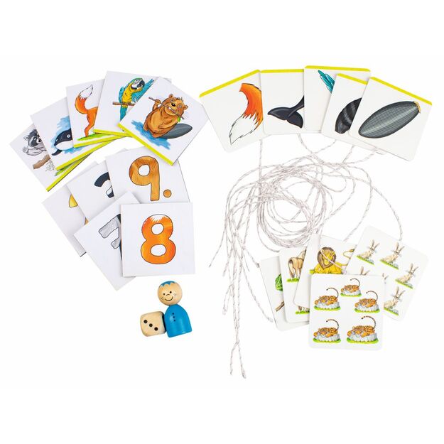 Beleduc lavinimo priemonė - žaidimas "Parink uodegas" (22840) 1