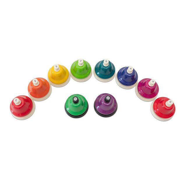 10 natų varpelių rinkinys (spaudžiami), be krepšio (BZ766292)