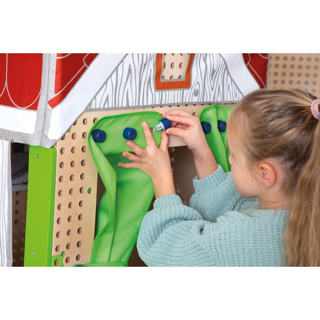 Beleduc PLUG IT Veiklų žaidimo namelį papildanti priemonė - Tekstilinis stogas (27109) 3