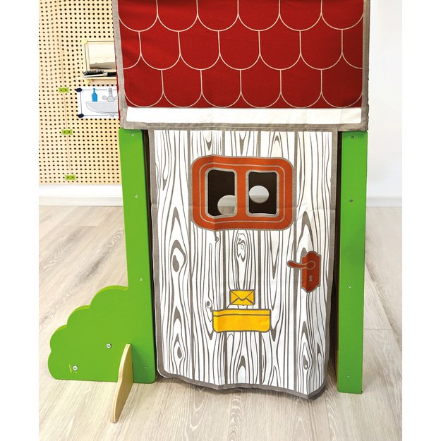 Beleduc PLUG IT Veiklų žaidimo namelį papildanti priemonė - Tekstilinis stogas (27109)