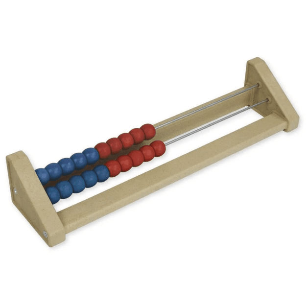 TimeTEX Abakas skaičiams nuo 1 iki 20, raudonas/mėlynas (TT93913)