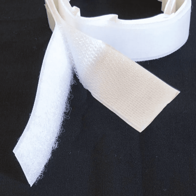 TimeTEX lipni „Velcro“ juosta, balta, 1 m (TT93340)