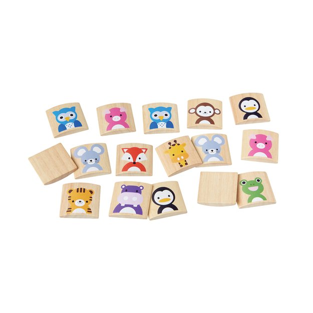 PlanToys lavinamoji priemonė - žaidimas  Gyvūnų memo  (PT4656) 1
