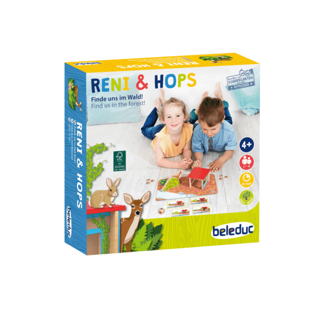 Beleduc lavinamoji priemonė - atminties ir kalbos lavinimo žaidimas  "Reni ir Hops" (22624)