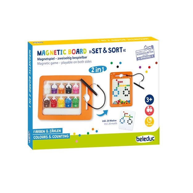 Beleduc magnetinė lentelė (dvi vienoje) -  Rūšiuok ir Kurk (21097) 5