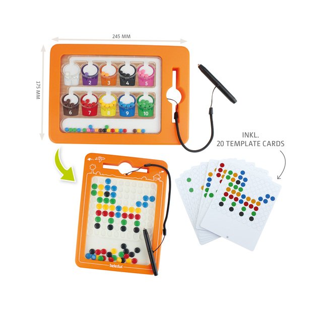 Beleduc magnetinė lentelė (dvi vienoje) -  Rūšiuok ir Kurk (21097)