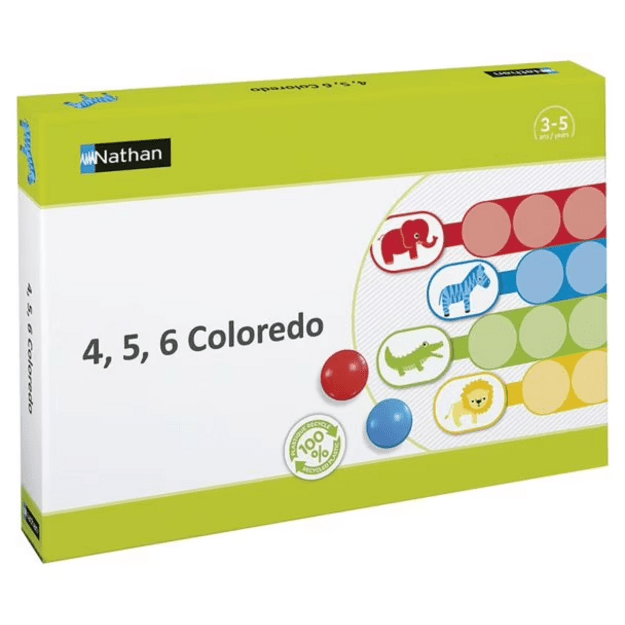 Nathan priemonė "4, 5, 6 Coloredo" (NT31942)