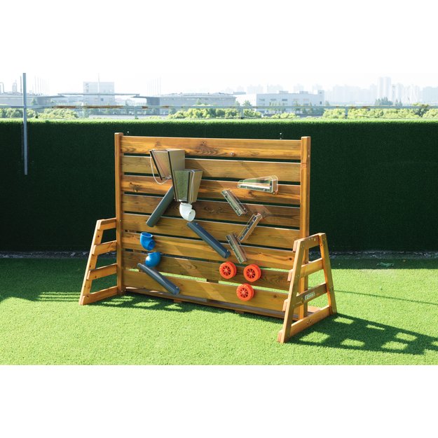 Lauko baldai - Wisdom Smėlio žaidimų sienelė su smėlio žaislų laikymo vieta (S484-A) 2