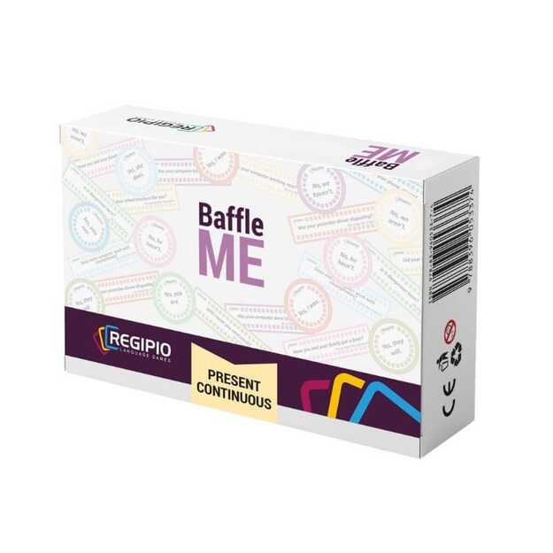REGIPIO anglų kalbos žaidimas "BAFFLE ME – PRESENT CONTINUOUS" 3
