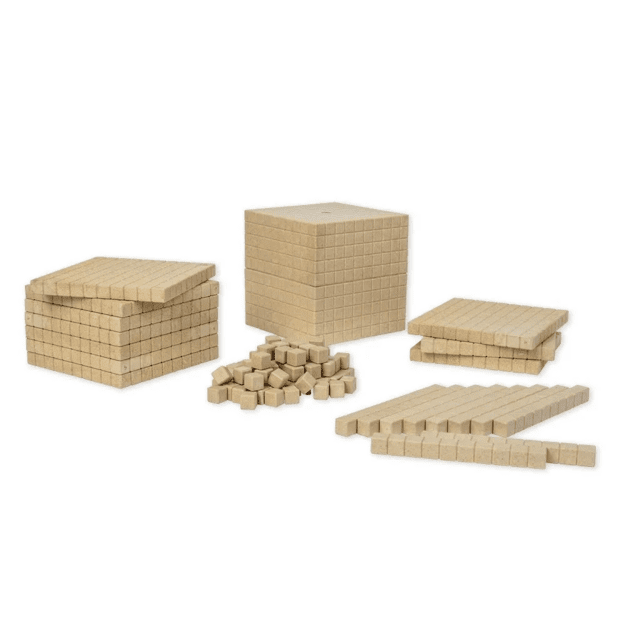 TimeTEX Pagrindinis skaičiavimo rinkinys, 121 dalių, skaičių intervalui iki 1000, natūralios spalvos (TT93972)