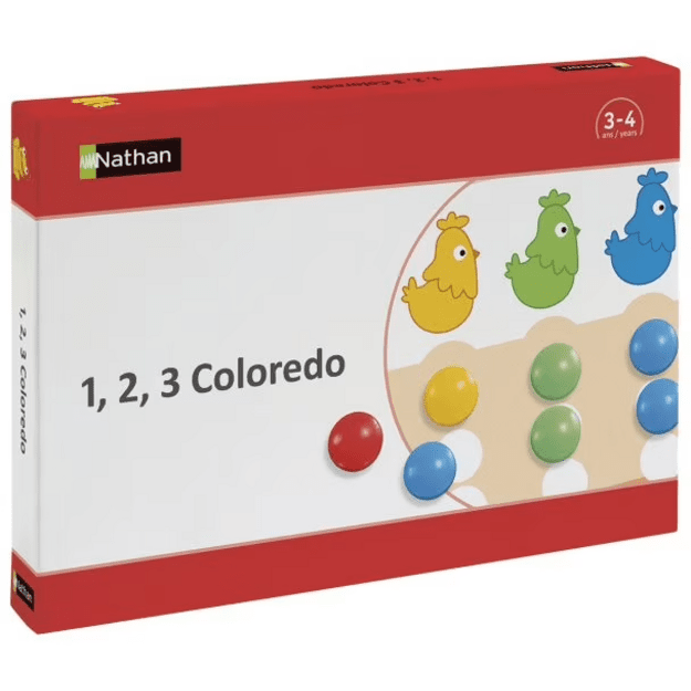 Nathan priemonė "1, 2, 3 Coloredo" (NT224125)