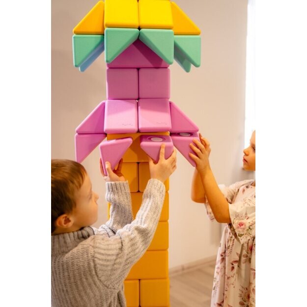 TUKI minkštų, magnetinių kaladėlių rinkinys Builder 94 (TB94) 3