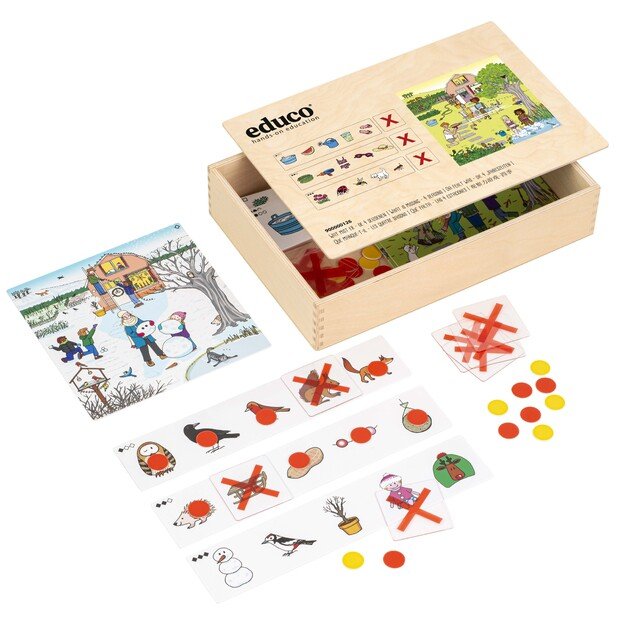 Educo priemonė - Ko trūksta? Metų laikai (900000126)