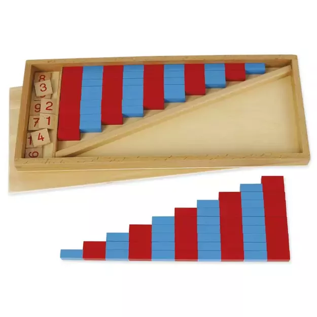TimeTEX Mažos skaičių lazdelės "Montessori Premium" (TT94428) 1