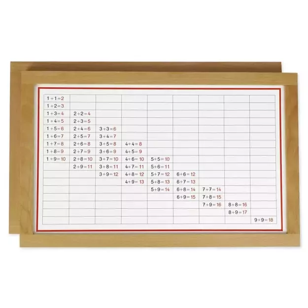 TimeTEX Sudėties užsiėmimų lentelės mediniame rėmelyje "Montessori Premium" (TT94440) 7