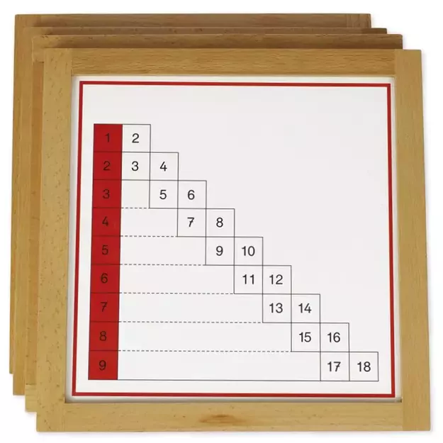 TimeTEX Sudėties užsiėmimų lentelės mediniame rėmelyje "Montessori Premium" (TT94440) 2