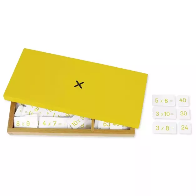 TimeTEX Daugybos užduočių ir atsakymų dėžutė "Montessori Premium" (TT94452)