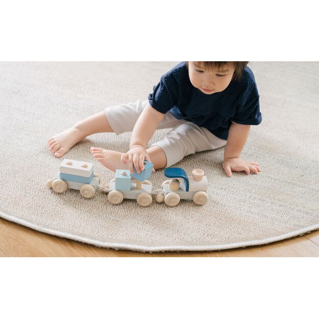 PlanToys žaislas -  Besijungiantis traukinukas Trio (PT5738) 2