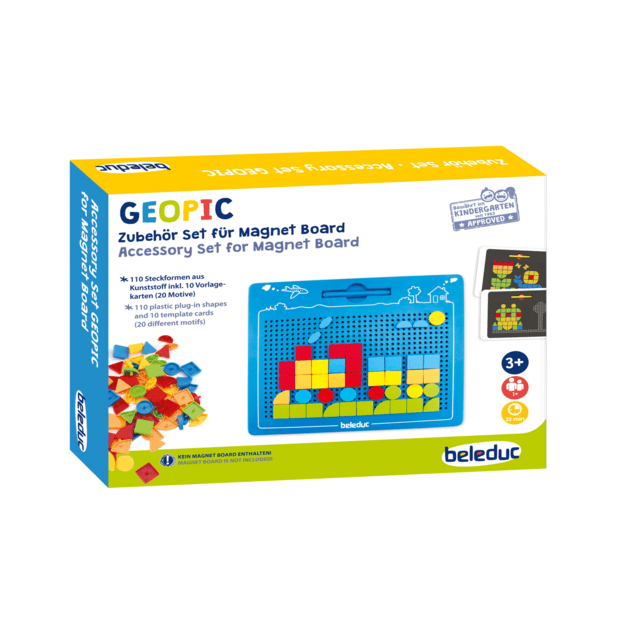  Magnetinę kūrybiškumo lentelę papildantis rinkinys - GeoPic (21096) 3