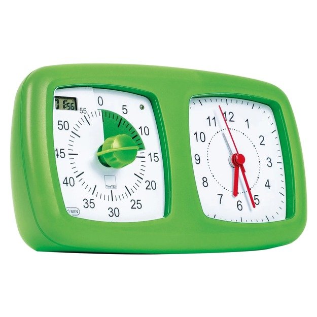 TimeTEX tylus laikmatis "4 viename", žalias, 18 × 10 cm (TT61785) 1