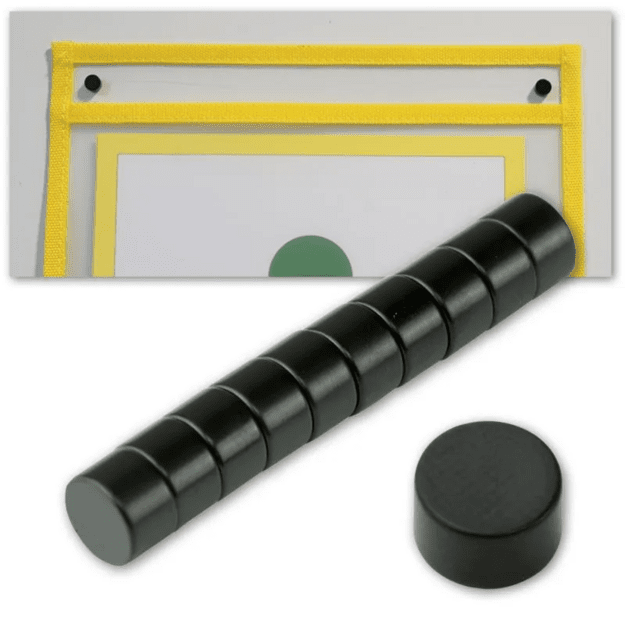 TimeTEX Neodimio magnetų rinkinys, 10 vnt., 8 mm skersmens, 5 mm aukščio (TT93127)