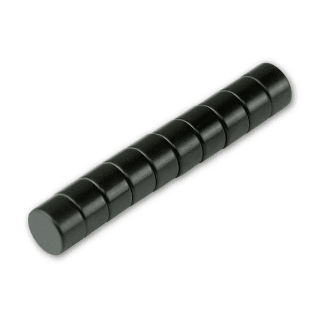 TimeTEX Neodimio magnetų rinkinys, 10 vnt., 8 mm skersmens, 5 mm aukščio (TT93127)