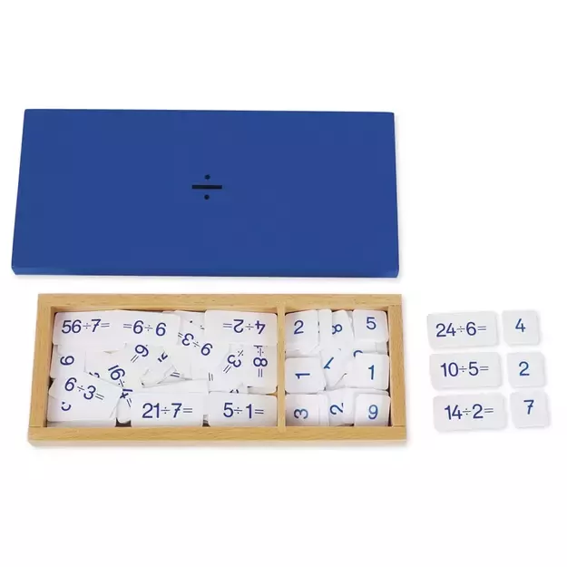 TimeTEX Dalybos užduočių ir atsakymų dėžutė "Montessori Premium" (TT94472) 1