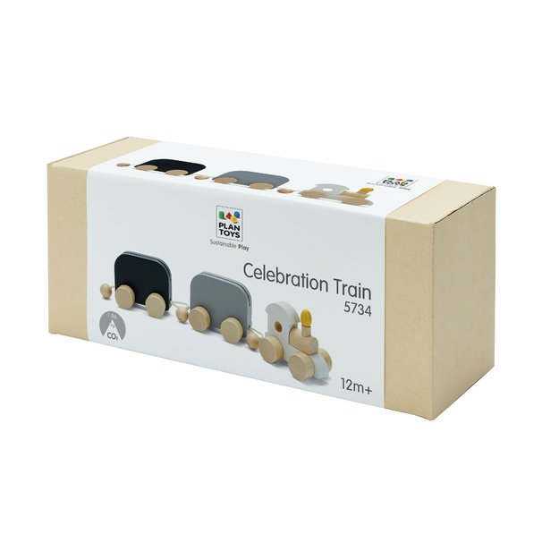 PlanToys žaislas -  Šventinis traukinukas (PT5734) 3