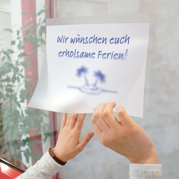 TimeTEX prisiklijuojančios įmautės skelbimams A4, 2 vnt., gulsčias (TT10696)