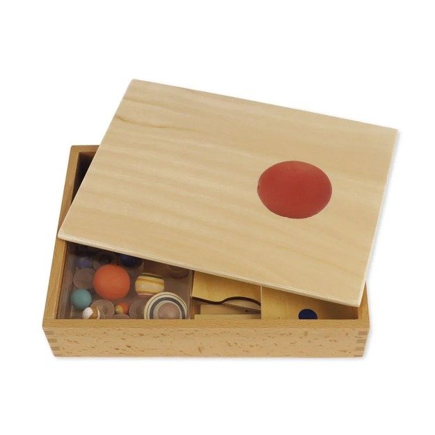 TimeTEX Medinis saulės sistemos rinkinys, vokiečių k. "Montessori Premium" (TT94706)