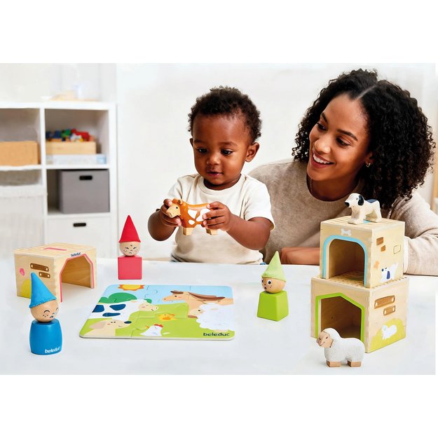 Beleduc lavinamųjų priemonių "Smalsūs mažyliai" dėžė  Nr. 3 - "Žodynas", vaikams nuo 24 mėn. (18052) 2