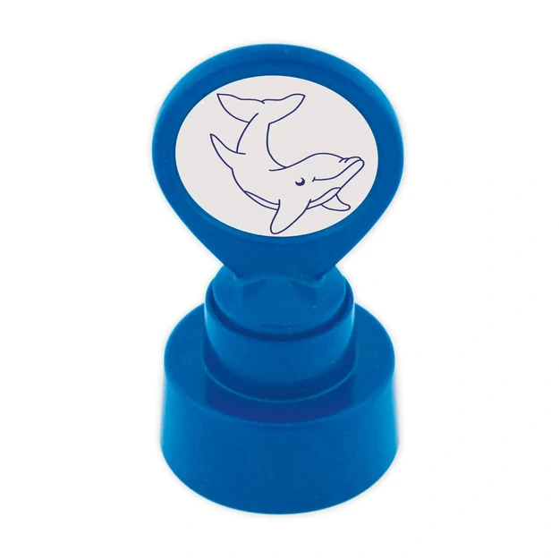 TimeTEX Apvalus „Perpetuum“ šilkografijos antspaudas „Delfinas" (TT62036)