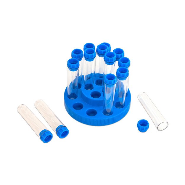 Mėgintuvėlių rinkinys, 14 vnt. su stovu (BZ52102) 1