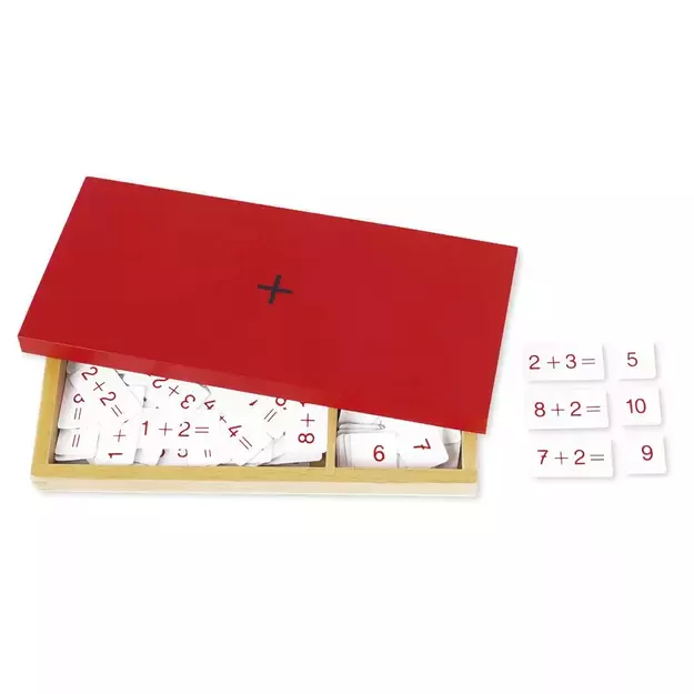 TimeTEX Sudėties reiškinių ir atsakymų dėžutė "Montessori Premium" (TT94442)