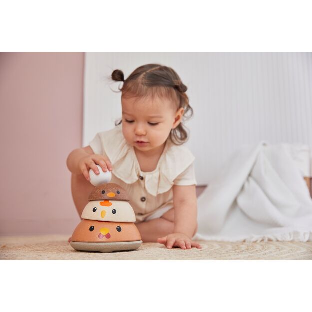 PlanToys lavinamoji priemonė - žaidimas  Viščiuko išsiritimas. Stilingas (PT5485) 2