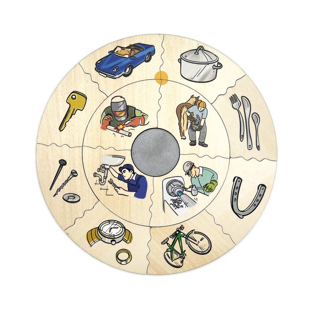 Beleduc dėlionė Technico XL "Medžiagos" (11595) 1