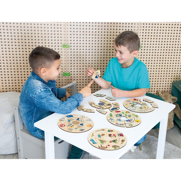 Beleduc dėlionė Technico XL "Medžiagos" (11595) 4