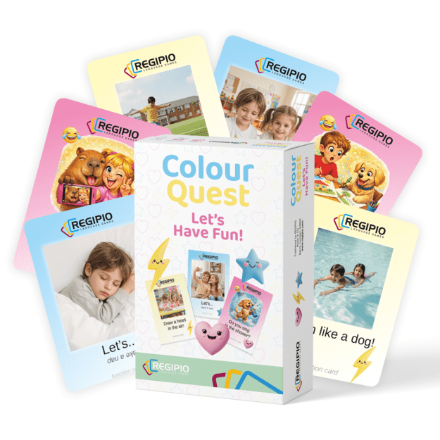 REGIPIO anglų kalbos žaidimas "COLOUR QUEST: LET’S HAVE FUN"