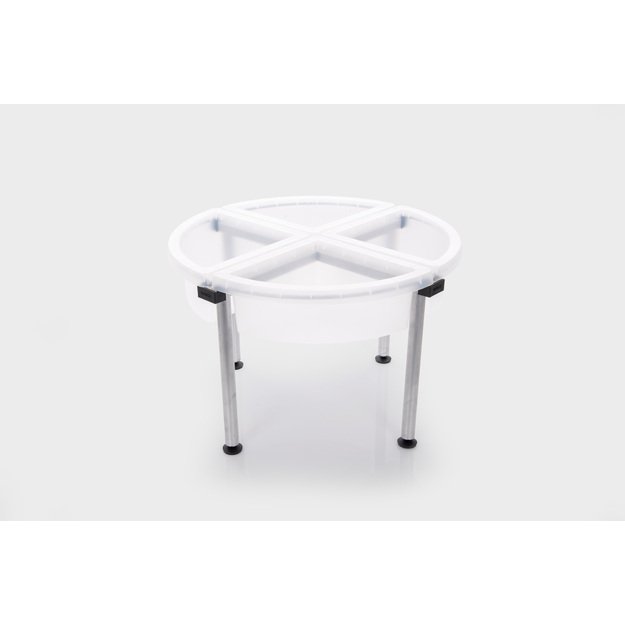 Apvalus tyrimų stalelis, skaidrus (CM73610)