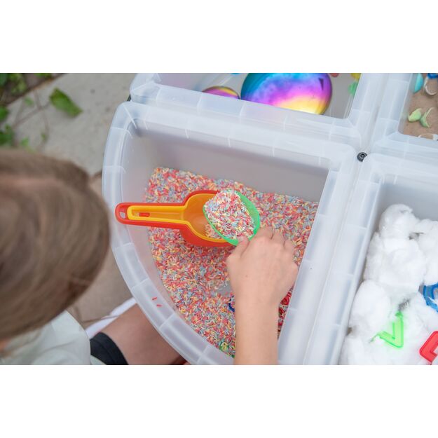 Apvalus tyrimų stalelis, skaidrus (CM73610) 1