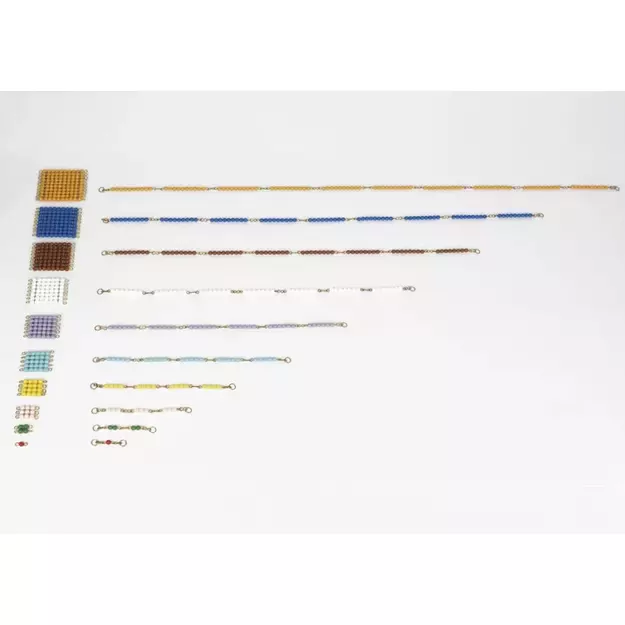 TimeTEX Trumpos karoliukų eilutės "Montessori Premium" (TT94461)