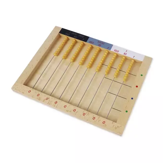 TimeTEX Plokščias karoliukų rėmelis "Montessori Premium" (TT94477)