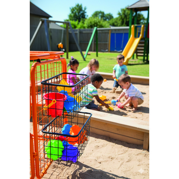 Beleduc Lauko žaislų saugojimo konteinerio Priedais - Dviejų krepšių rinkinys (68044) 3