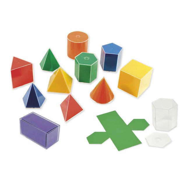 Geometrinės figūros su išsilankstančiais plotais, 22 dalių (TT93872)