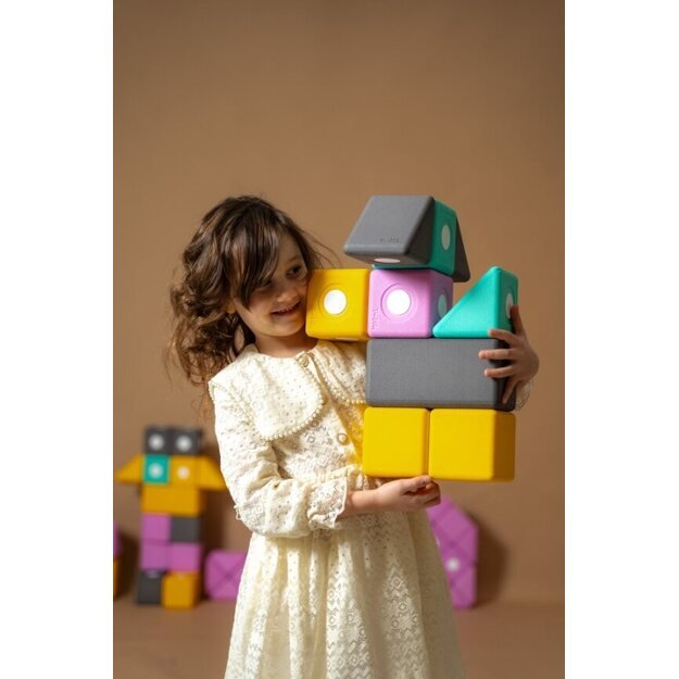 TUKI minkštų, magnetinių kaladėlių rinkinys - Builder 26 (TB26) 2