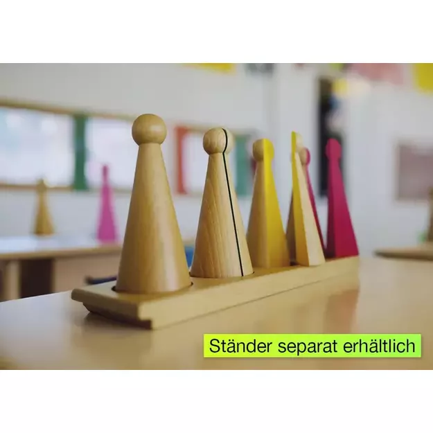 TimeTEX Didelės trupmenų figūrėlės "Montessori Premium" (TT94492) 1