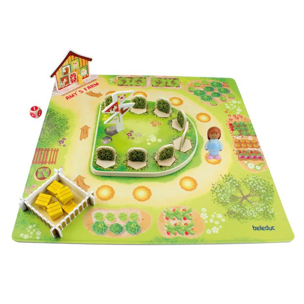 Beleduc lavinamoji priemonė - stalo žaidimas  "Amy ferma"  (25587) 2