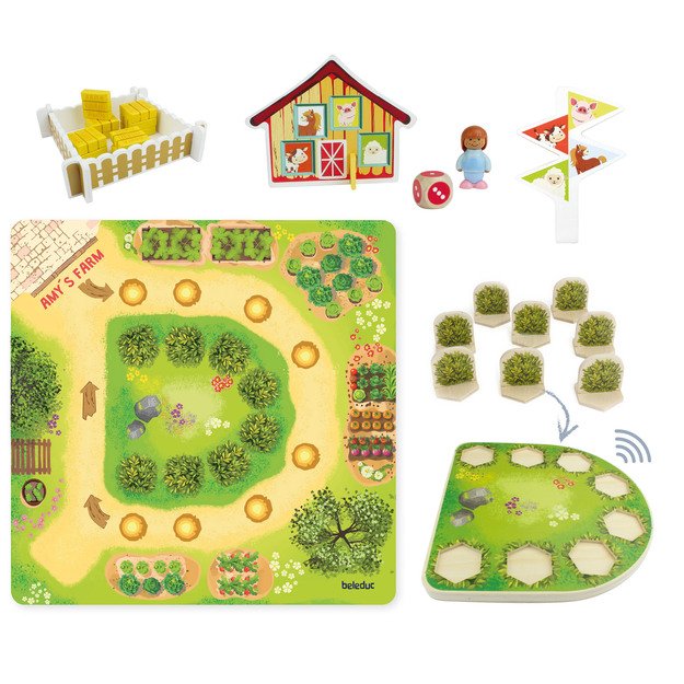 Beleduc lavinamoji priemonė - stalo žaidimas  "Amy ferma"  (25587)